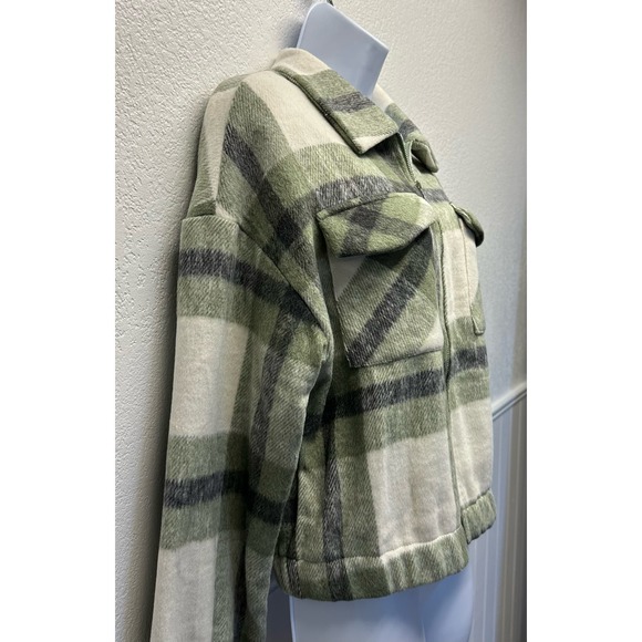 Women’s Sz M Oversized Cropped Jacket Soft Pretty Perfect Spring Wear EUC, V514 - Picture 7 of 14